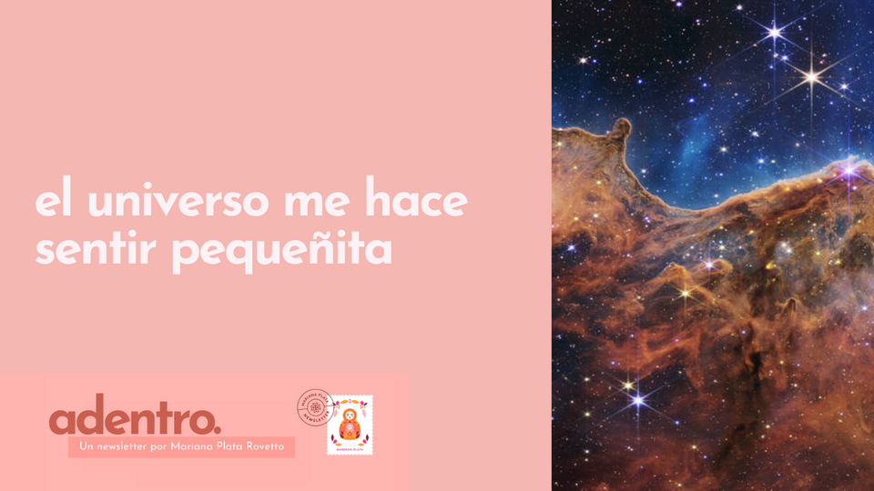 El universo me hace sentir pequeñita🪐