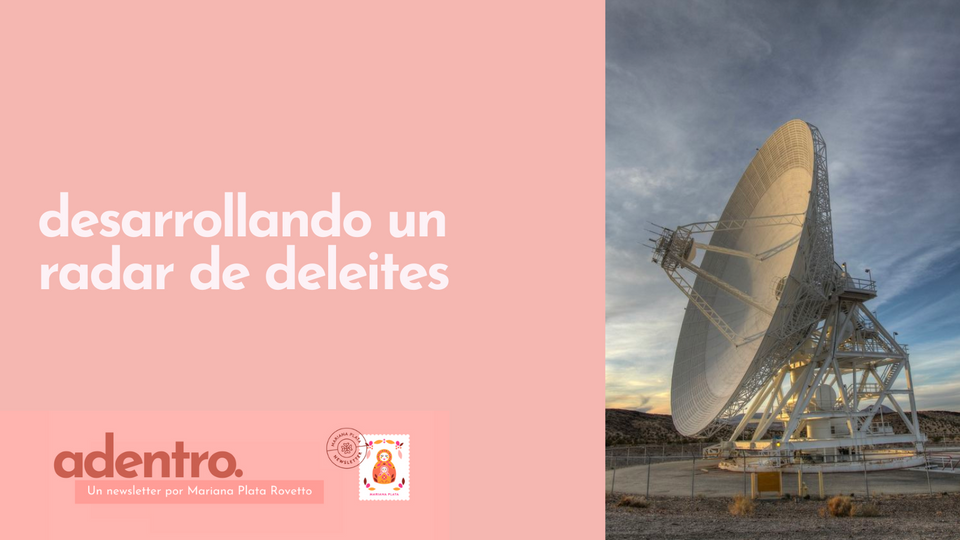 Desarrollando un radar de deleites📡