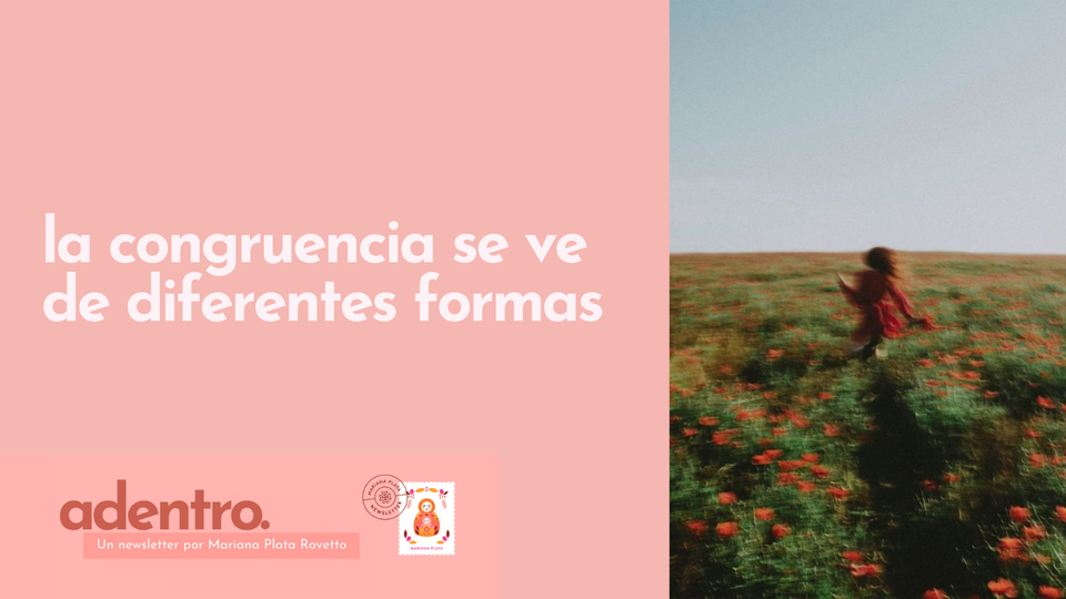 La congruencia se ve de diferentes formas🪷