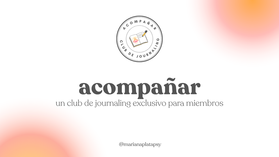 acompañar: club de journaling